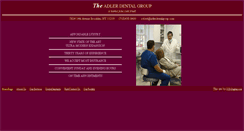 Desktop Screenshot of adlerdentalgroup.com
