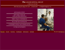 Tablet Screenshot of adlerdentalgroup.com